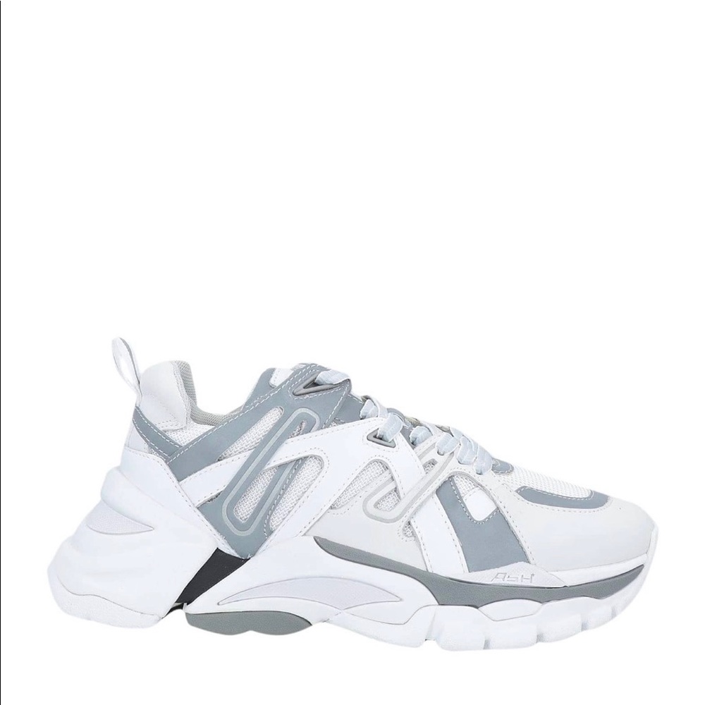 ASH FLASH SNEAKERS WHITE/SILVER